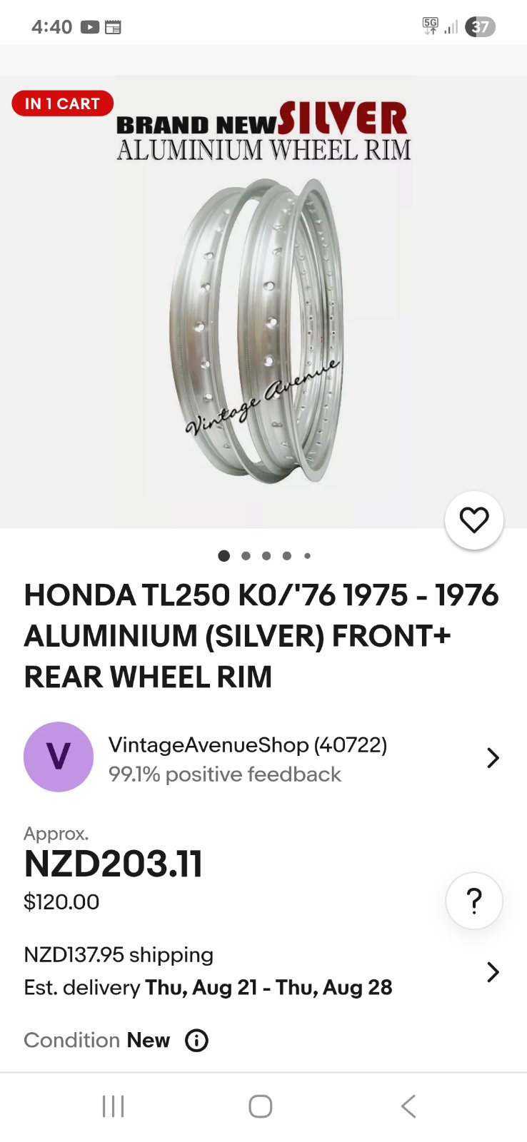 Replacement rims .