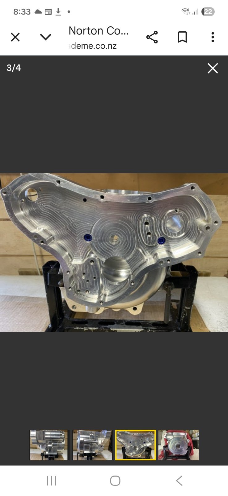 Norton commando billet cases