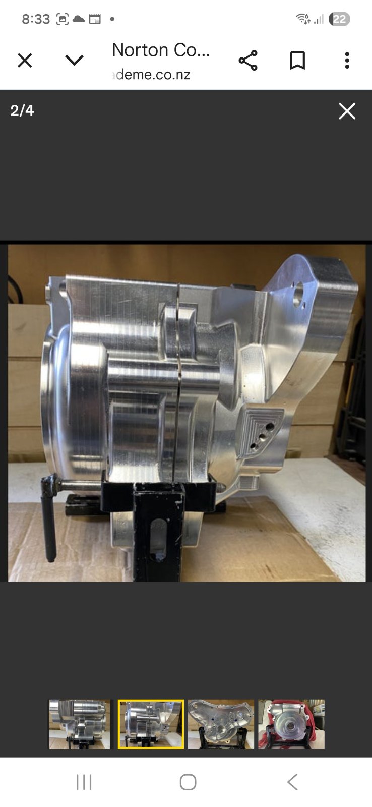 Norton commando billet cases