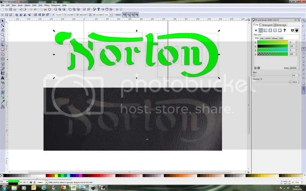 How to restore the Norton logo on the seat?