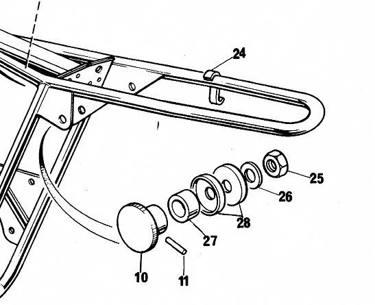 Interstate hinged seat original install