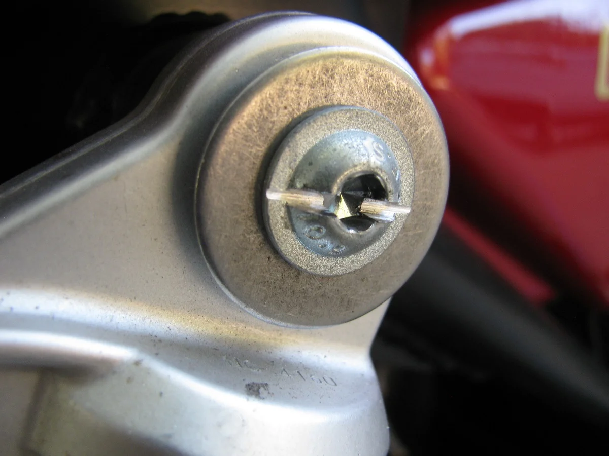 Shock Bolts Seriously Glued In