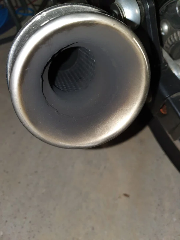 exhaust pipe color Access Norton