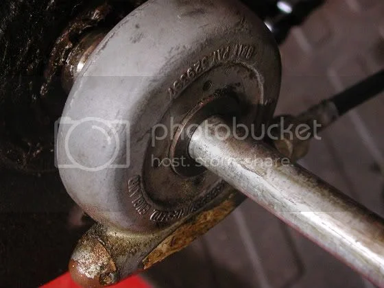 Mistery grease all over rear wheel?