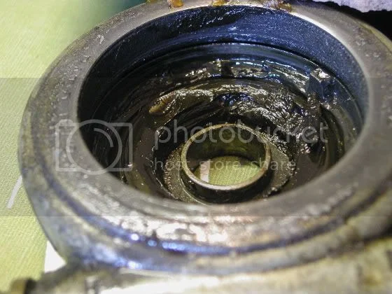 Mistery grease all over rear wheel?