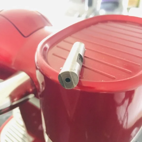 Drilling rocker spindles.