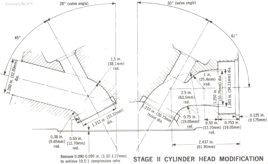 850 Cylinder head Skimmed