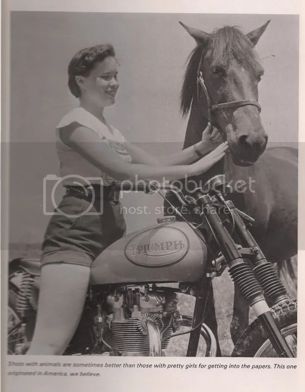 TRIUMPH T 100 R / T 100 RR . 1955/57 .