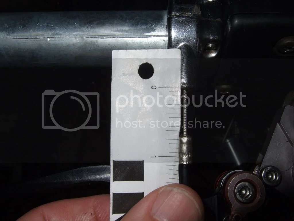 Throttle Cable Slack Access Norton
