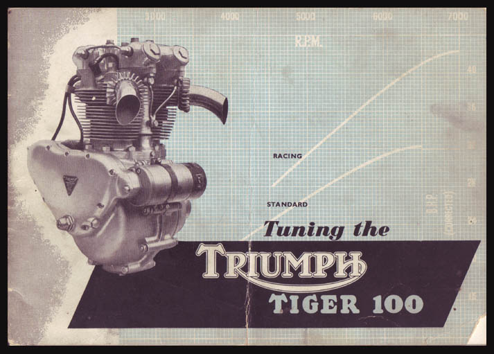 TRIUMPH T 100 R / T 100 RR . 1955/57 .