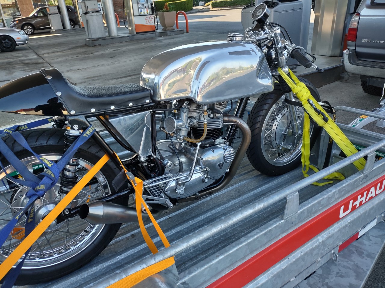 New member: Norton owner with a new Triumph