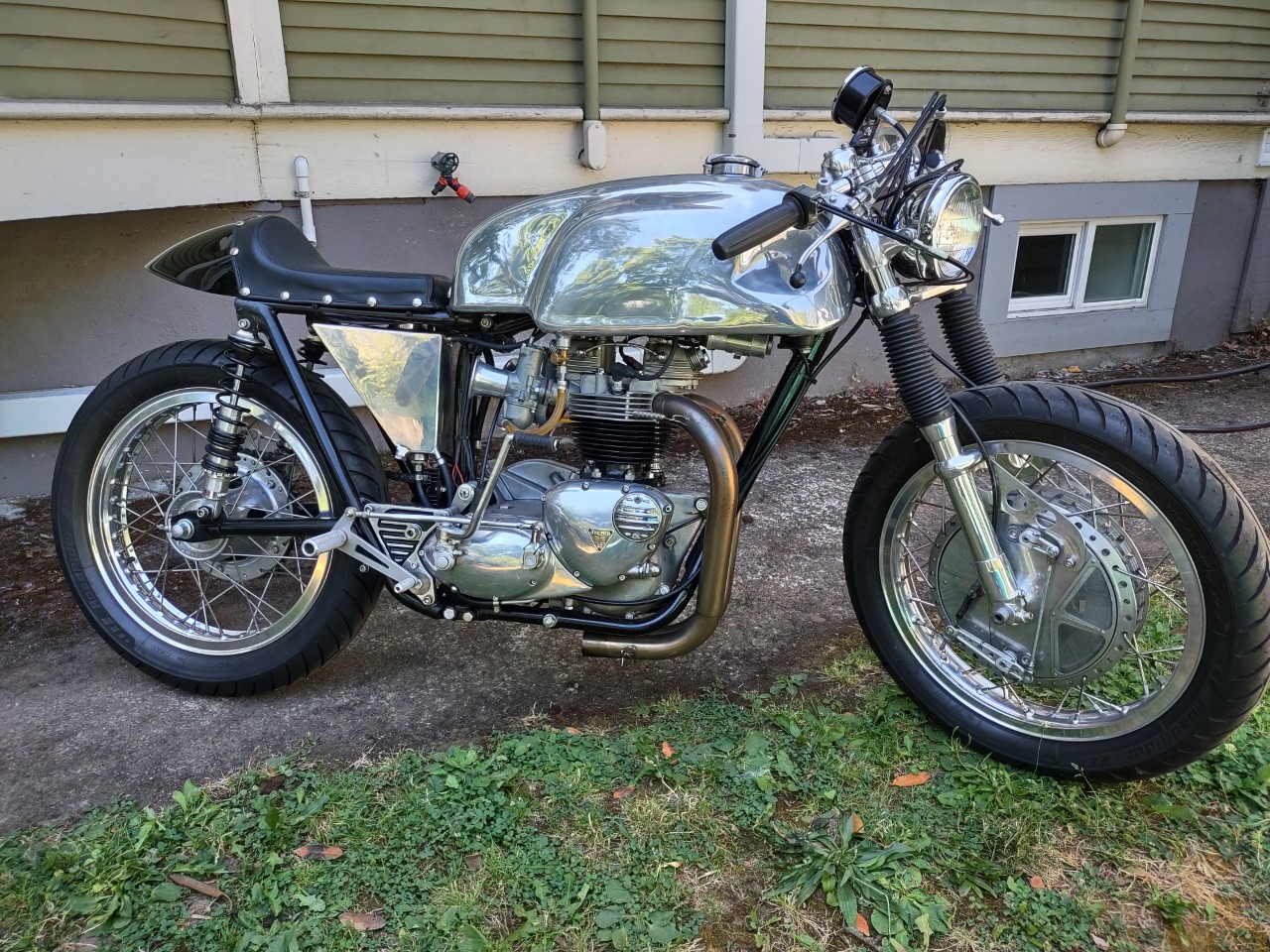 New member: Norton owner with a new Triumph