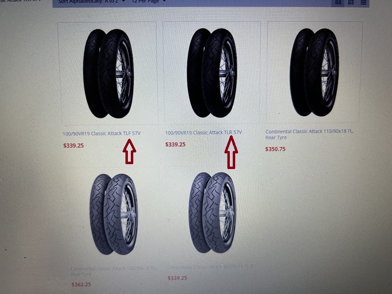 Available tires
