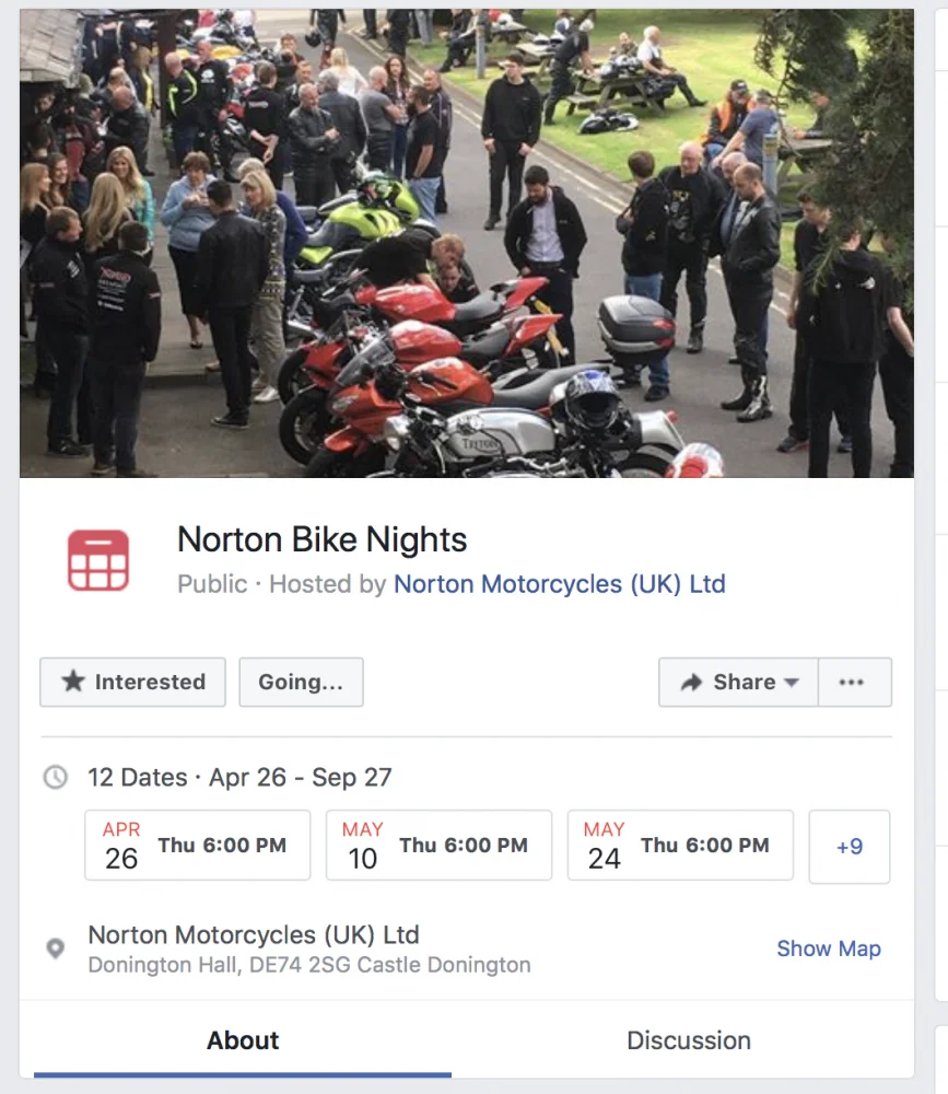 May Command attack: National Motorcycle Museum, Solihull.