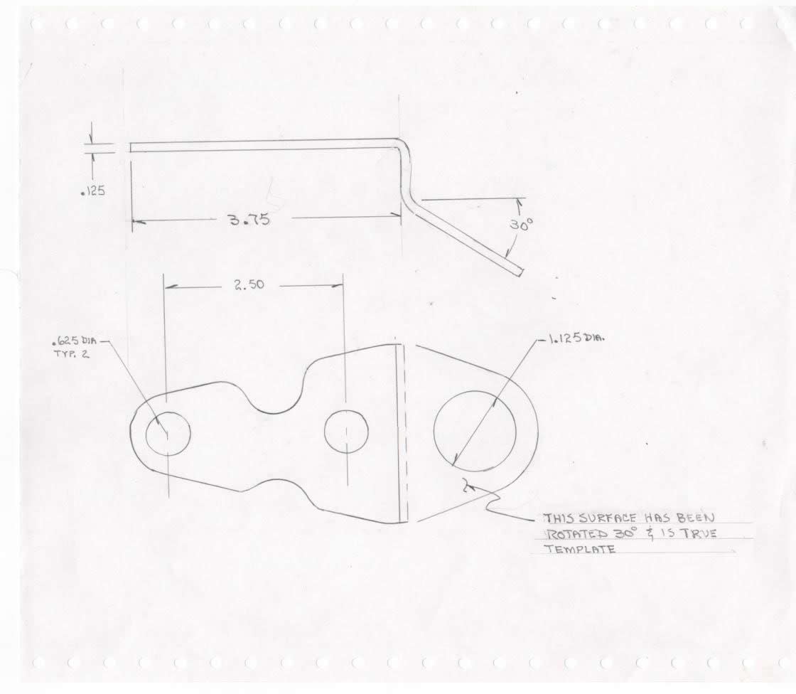 Norton 650 Dominator tachometer bracket details...