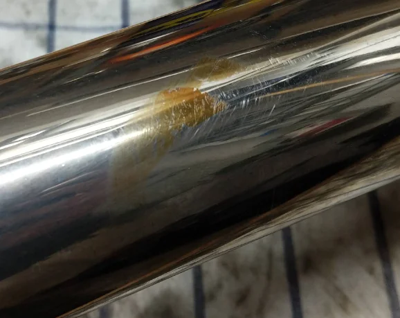 Polishing up exhaust pipes/silencers