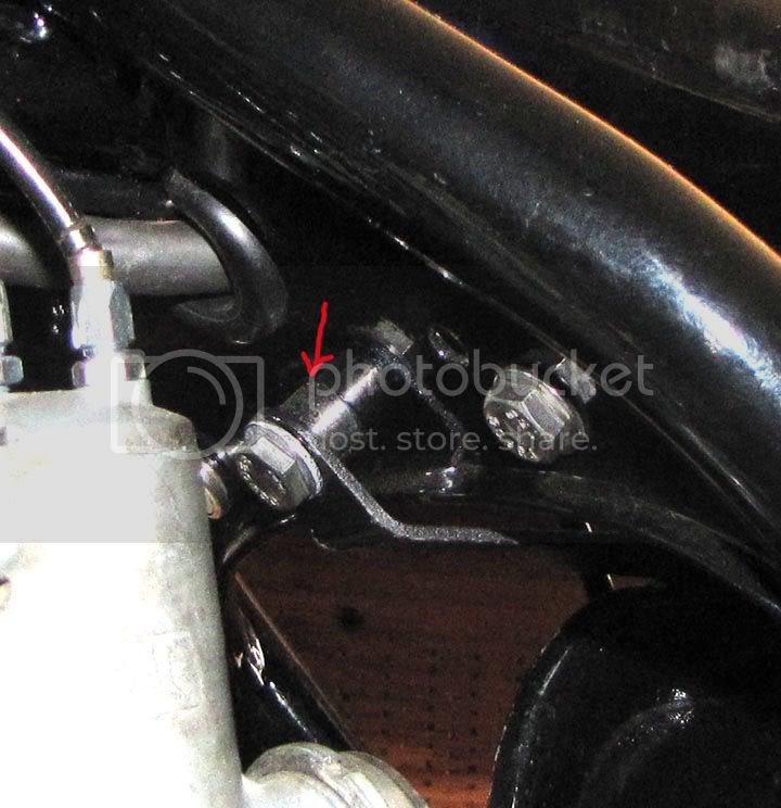 Photos of centre oil tanks/mounts and chain oiler.