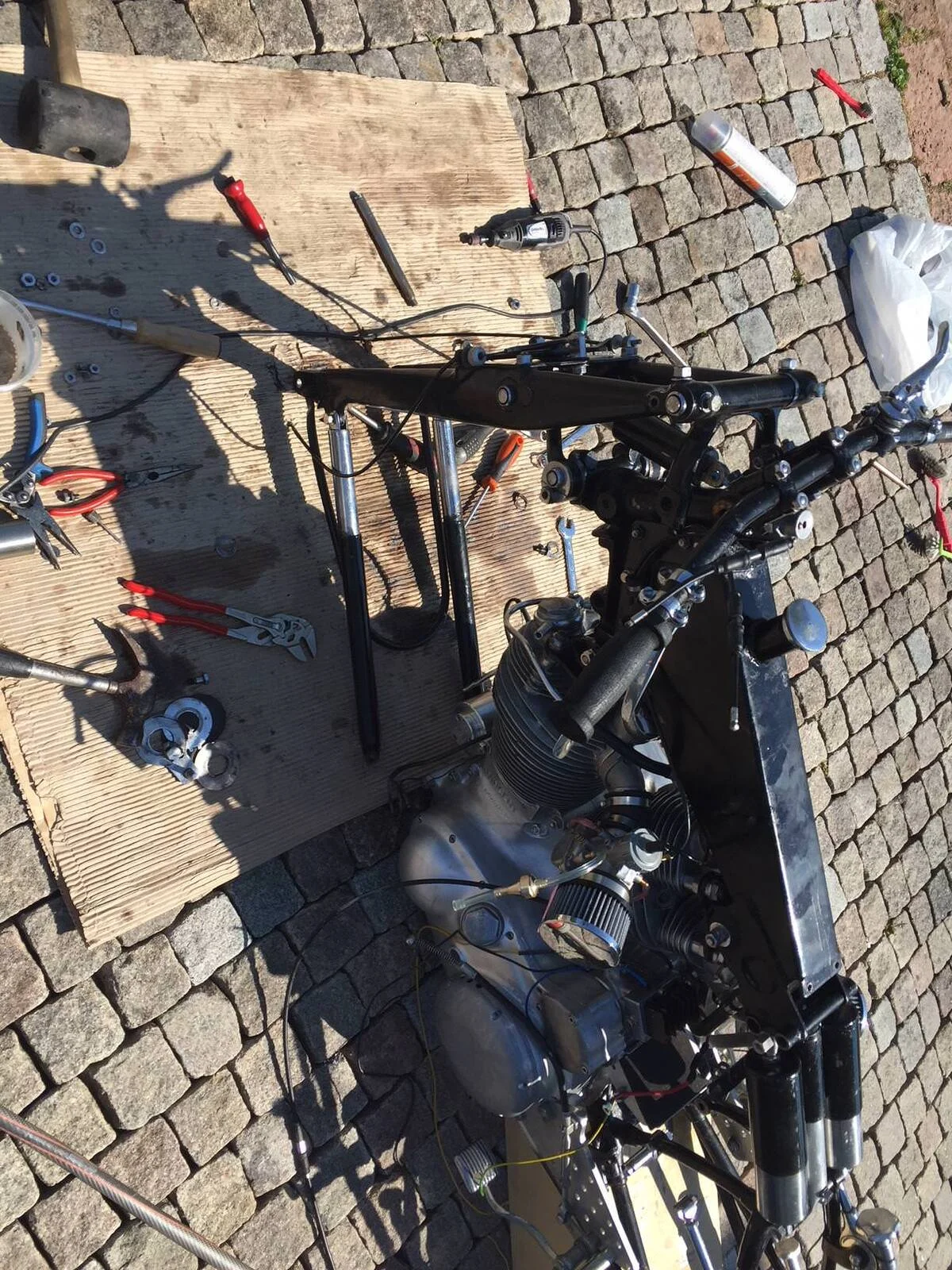 Crankcase repair (53 Vincent restoration)