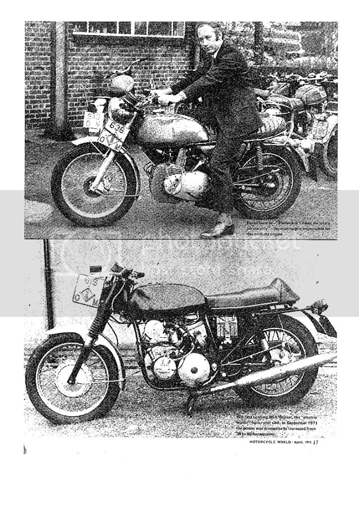 A Short History of the Wankel Motorcycles