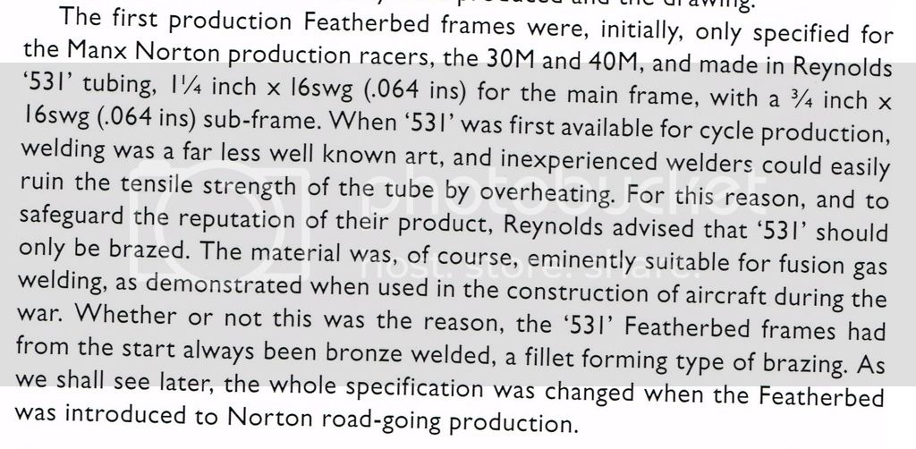 Brazing materials used by Rickman to build frames