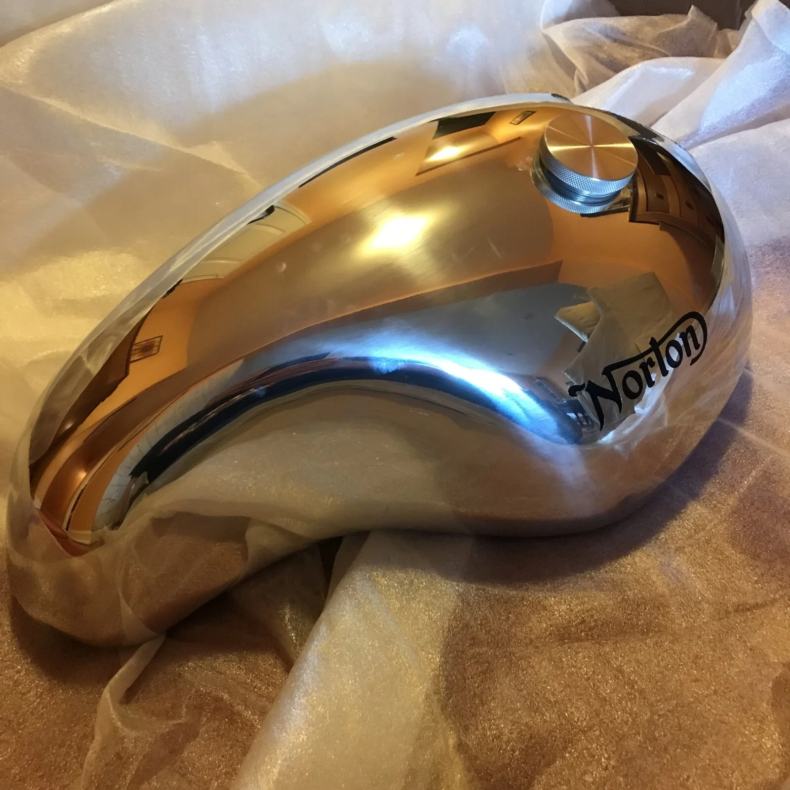 Incoming -  Aluminum Fuel Tank for my Dominator