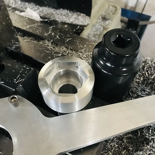 Tightening countershaft sprocket nut