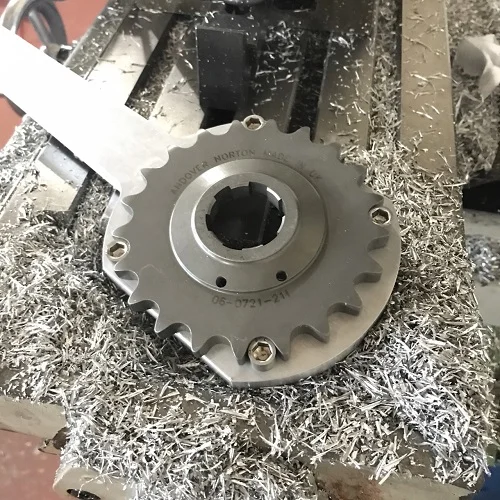 Tightening countershaft sprocket nut