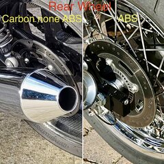 Carbon Wheels on ABS Norton 961