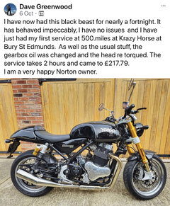 What's happening at Norton? Sale to TVS, massive investment, new bikes...