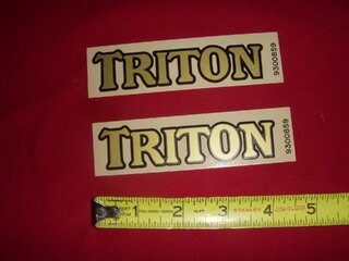 TRITON DECALS