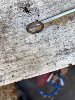Thrust washers on rocker shaft