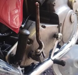 Suzuki GT550 kicker as a substitute for the no longer available RGM made T-160 style.