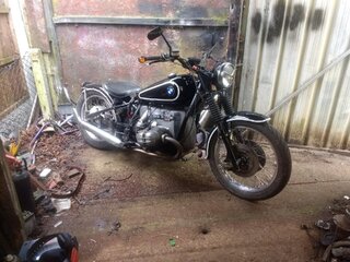 Suzuki GT550 kicker as a substitute for the no longer available RGM made T-160 style.
