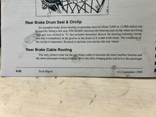 Strange rear brake pedal issue