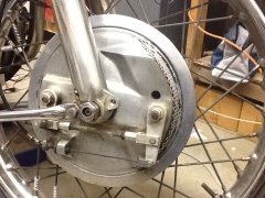 Front Brake Plate Adjuster Threads:  G15