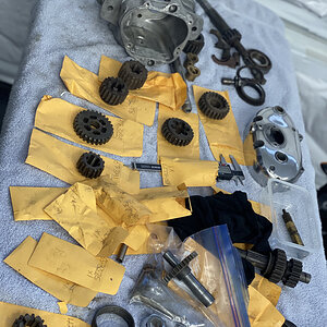 BSA a10 gearbox parts