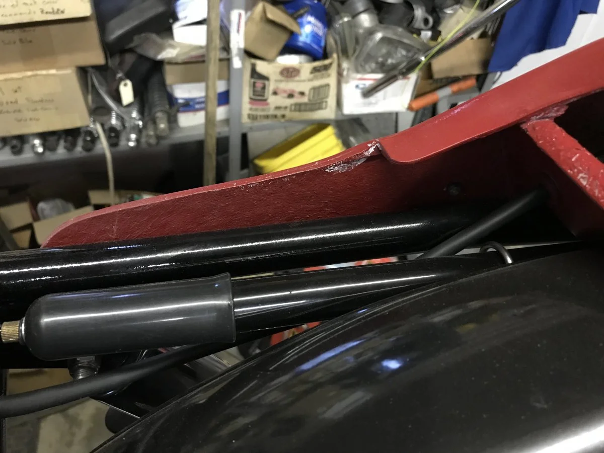 '68 Commando tire pump