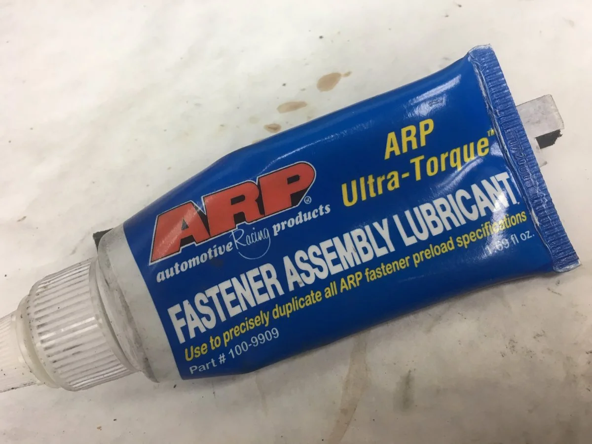 Exhaust nut lube