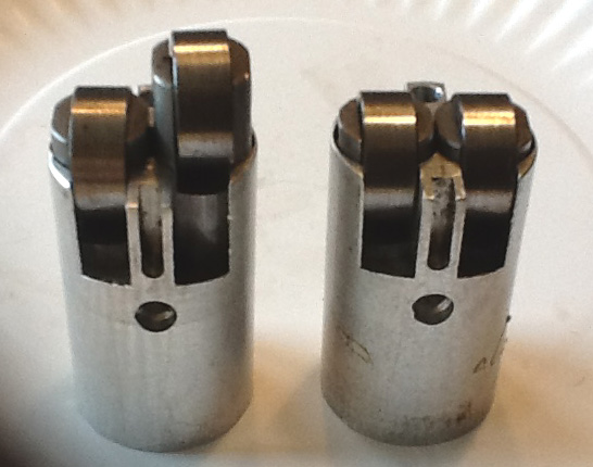 Spintron Demo showing Norton cam & lifter wear